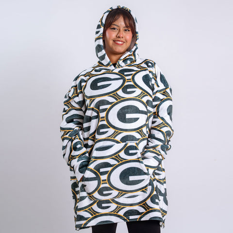 Sudaderota Green Bay Packers MaxiLogo