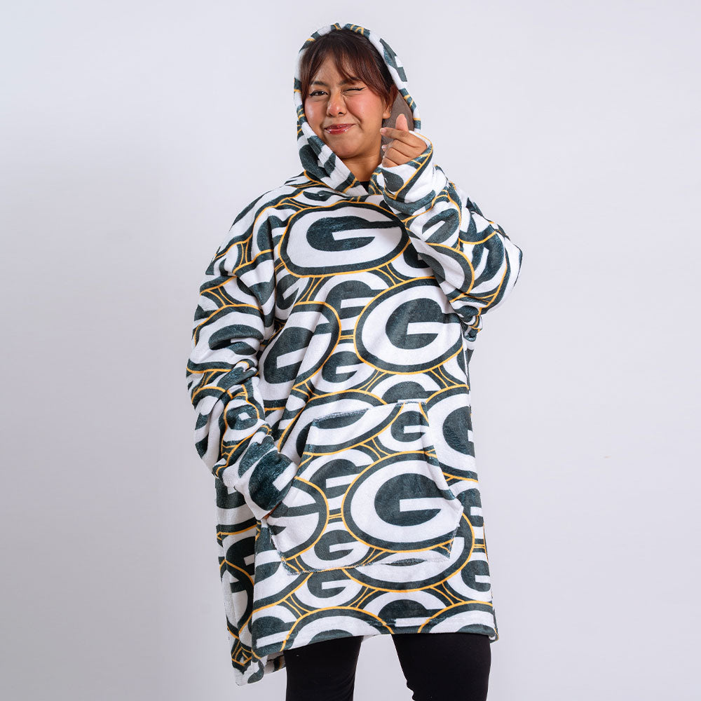 Sudaderota Green Bay Packers MaxiLogo