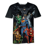 Playera Pijama Justice League Black