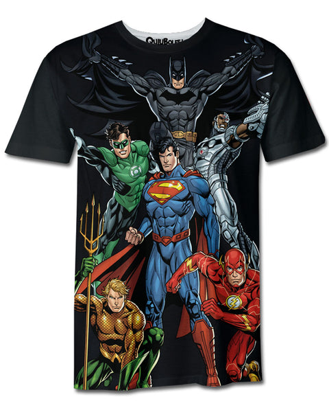 Playera Pijama Justice League Black