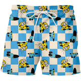 Traje de Baño Minions Cuadros