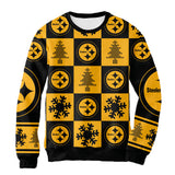 Sudadera Navideña Pittsburgh Steelers Cuadros