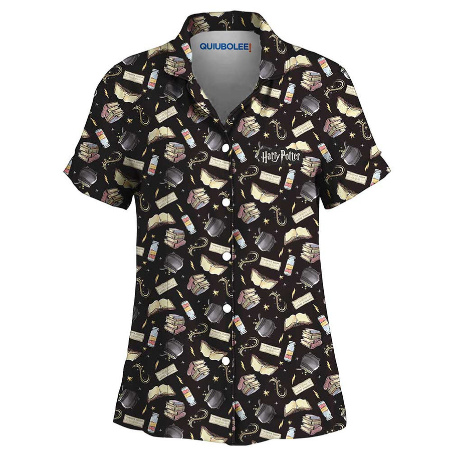 Camisa Pijama Harry Potter Encanto Black