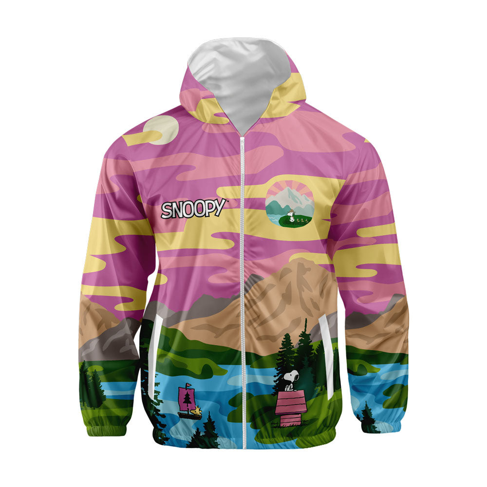Bomber Jacket Snoopy Sunset