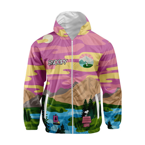 Bomber Jacket Snoopy Sunset