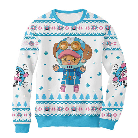 Sudadera Navideña One Piece Chopper