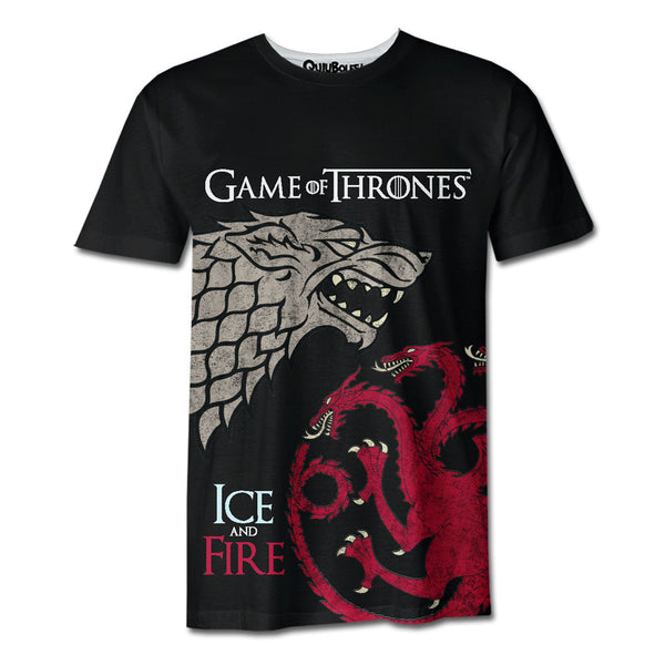 Playera Pijama Game Of Thrones Ice And Fire
