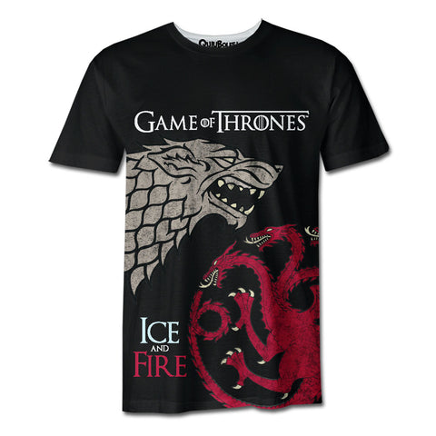 Playera Pijama Game Of Thrones Ice And Fire