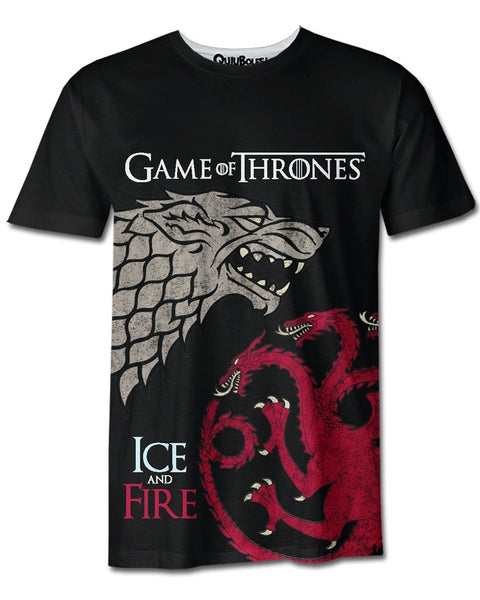 Playera Pijama Game Of Thrones Ice And Fire