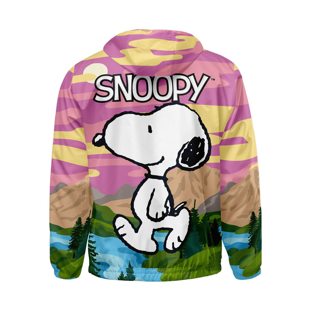 Bomber Jacket Snoopy Sunset