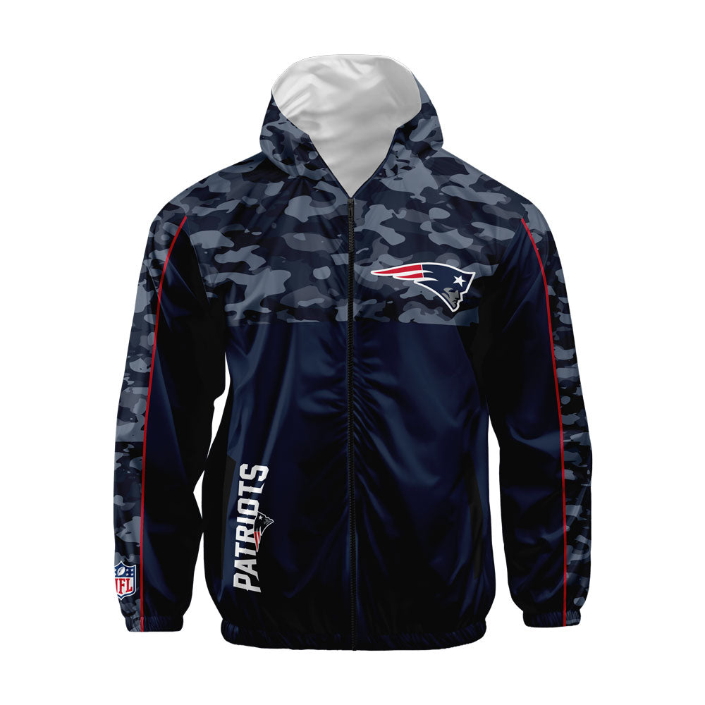 Bomber Jacket New England Patriots Camuflaje
