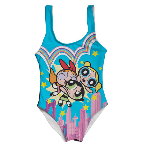 Traje de Baño Completo Chicas Superpoderosas Saltadilla