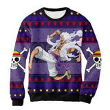 Sudadera Navideña Luffy Gear Five