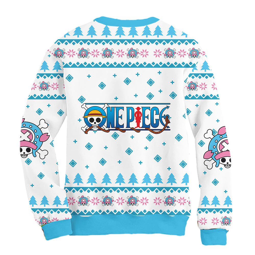 Sudadera Navideña One Piece Chopper