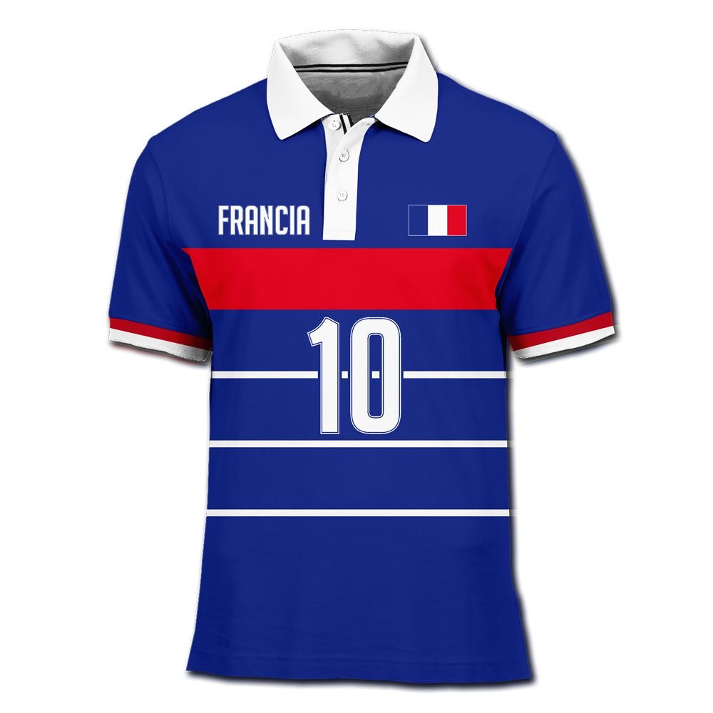 Playera Polo Francia Retro