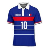 Playera Polo Francia Retro