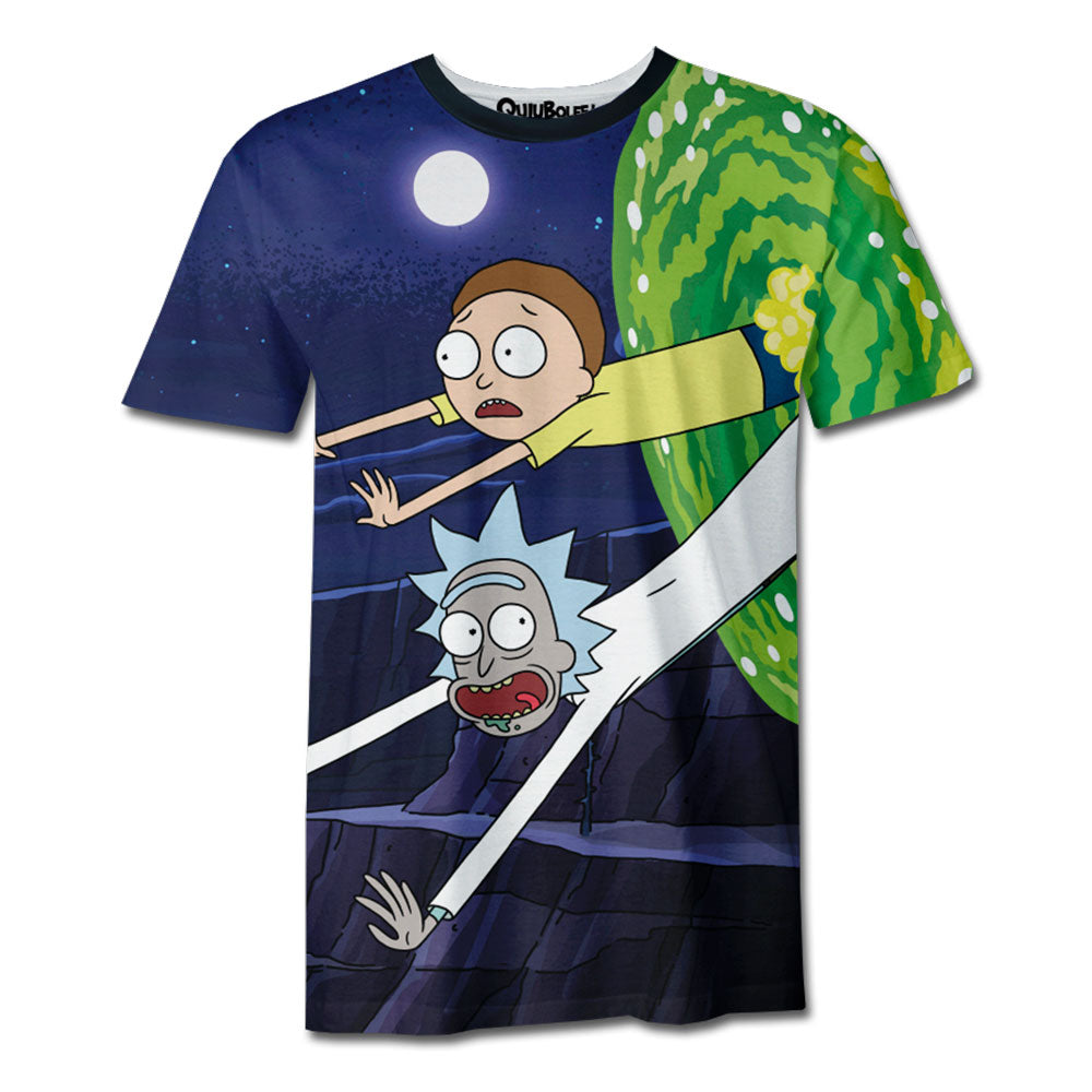 Playera Pijama Rick y Morty Portal