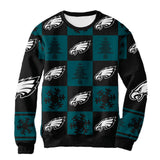 Sudadera Navideña Philadelphia Eagles Cuadros