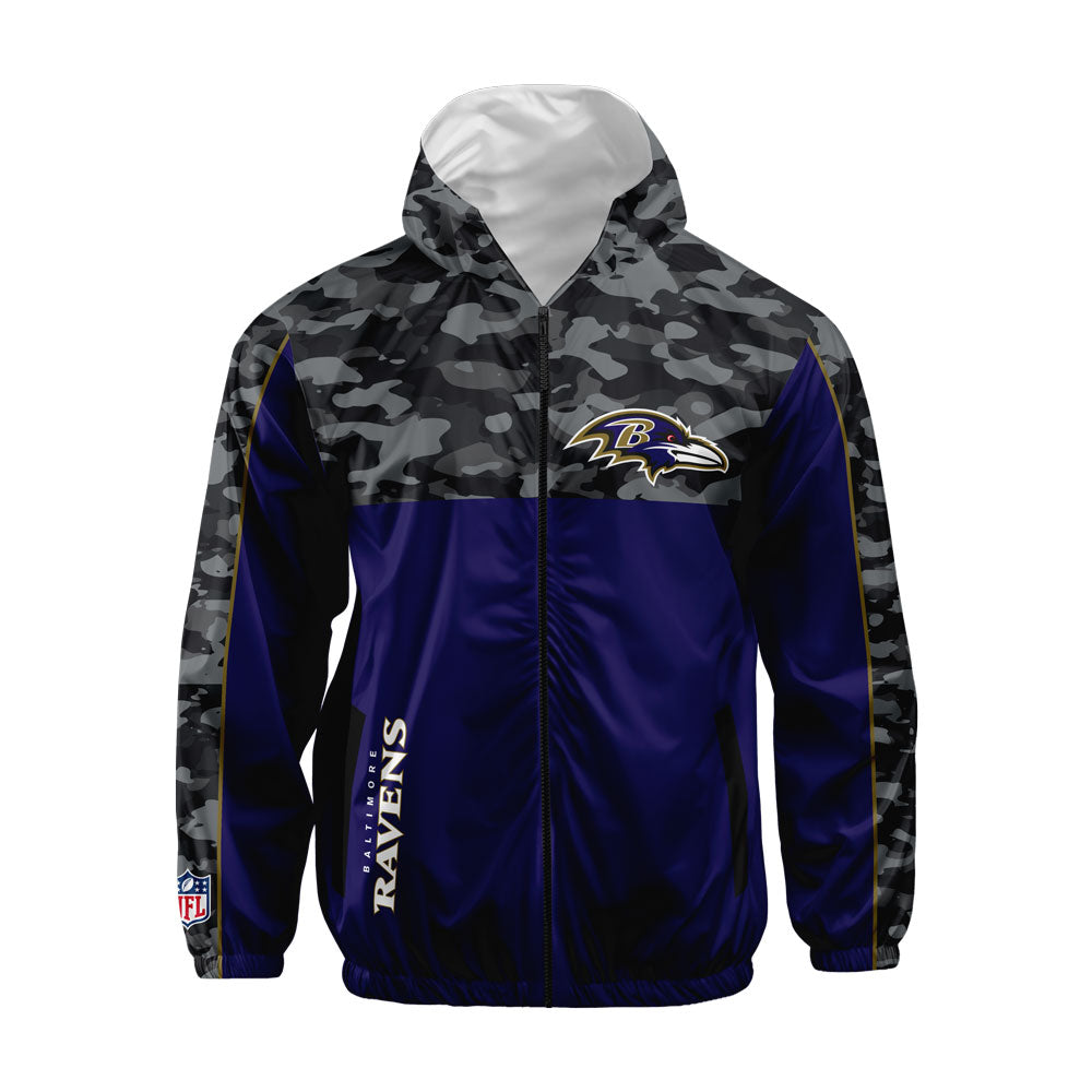 Bomber Jacket Baltimore Ravens Camuflaje
