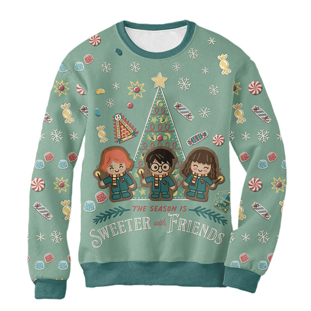 Sudadera Navideña Harry Potter Sweeter Friends