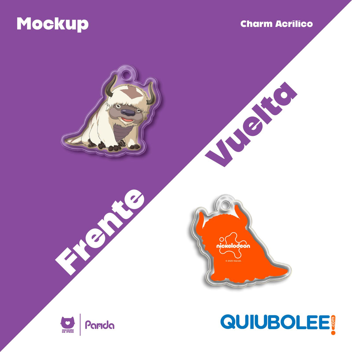 Charm Acrílico Avatar Appa