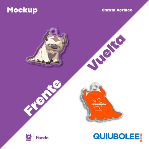 Charm Acrílico Avatar Appa