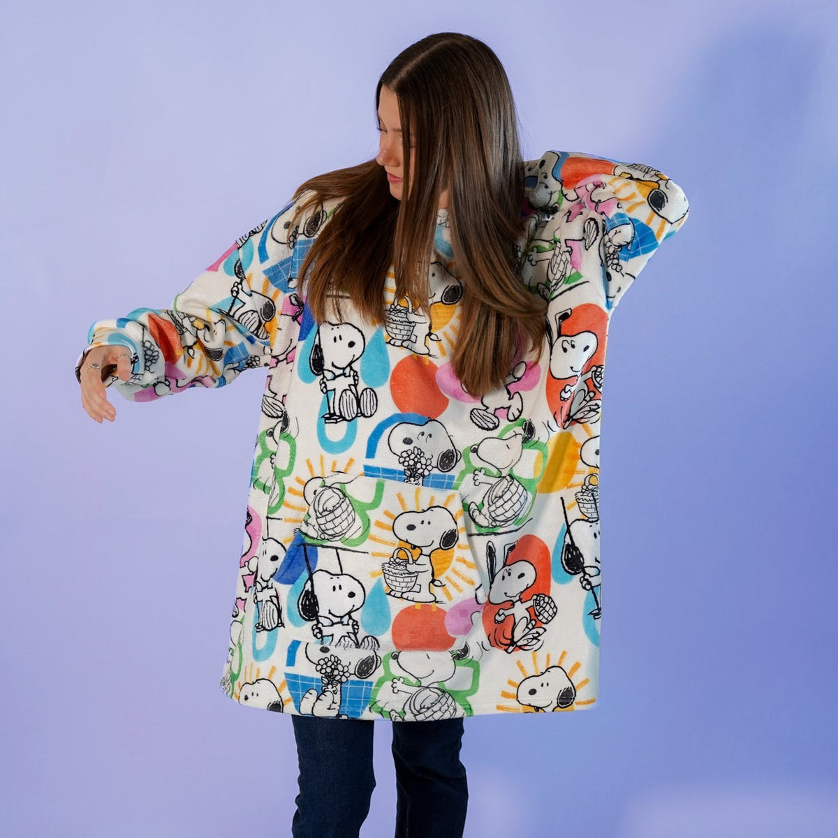 Sudaderota Snoopy Colors