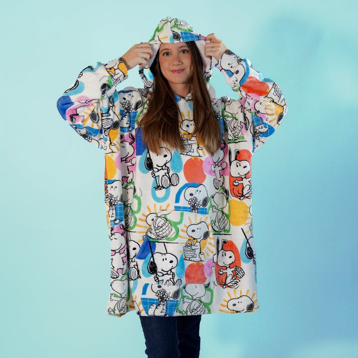 Sudaderota Snoopy Colors