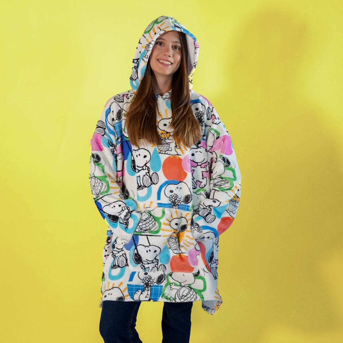 Sudaderota Snoopy Colors