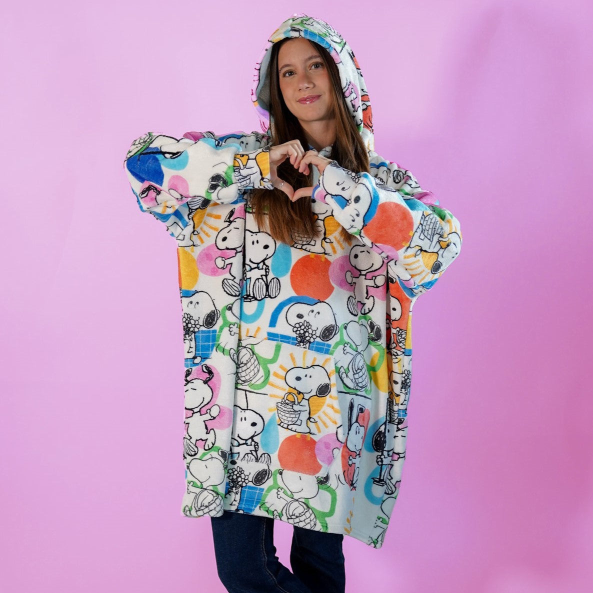 Sudaderota Snoopy Colors