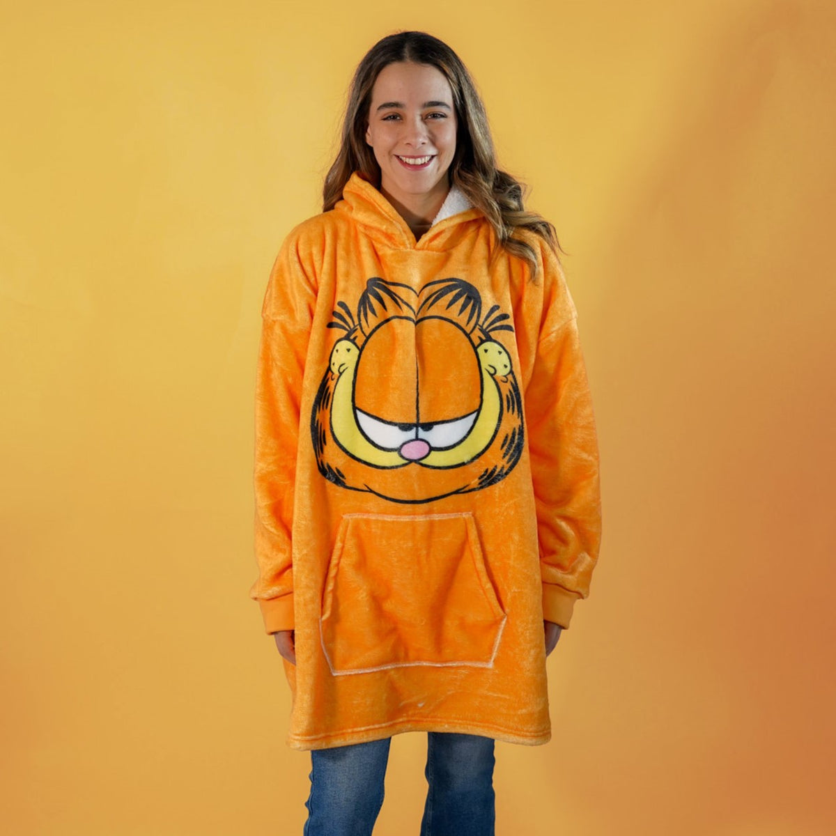 Sudaderota Garfield Face