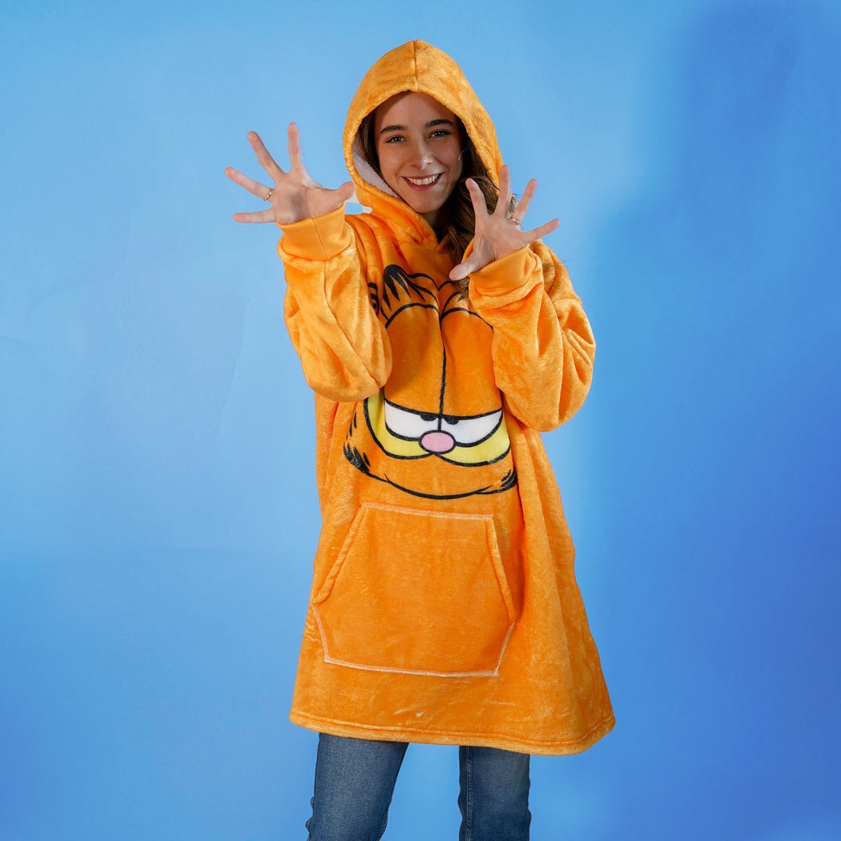 Sudaderota Garfield Face