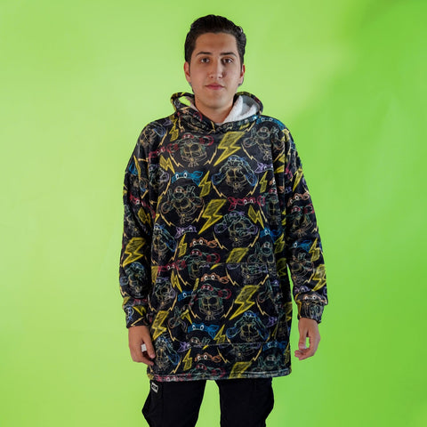 Sudaderota Tortugas Ninja Black