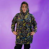 Sudaderota Tortugas Ninja Black