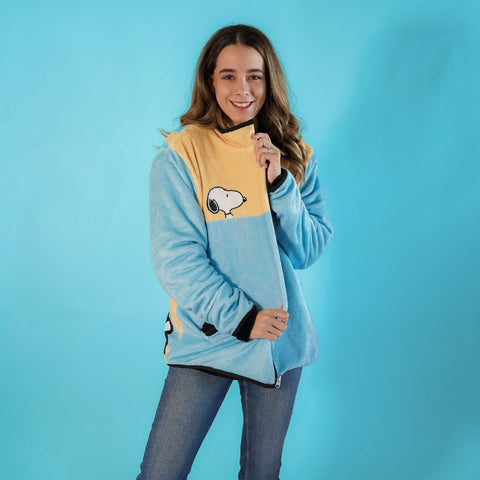 Puff Jacket Snoopy Blue