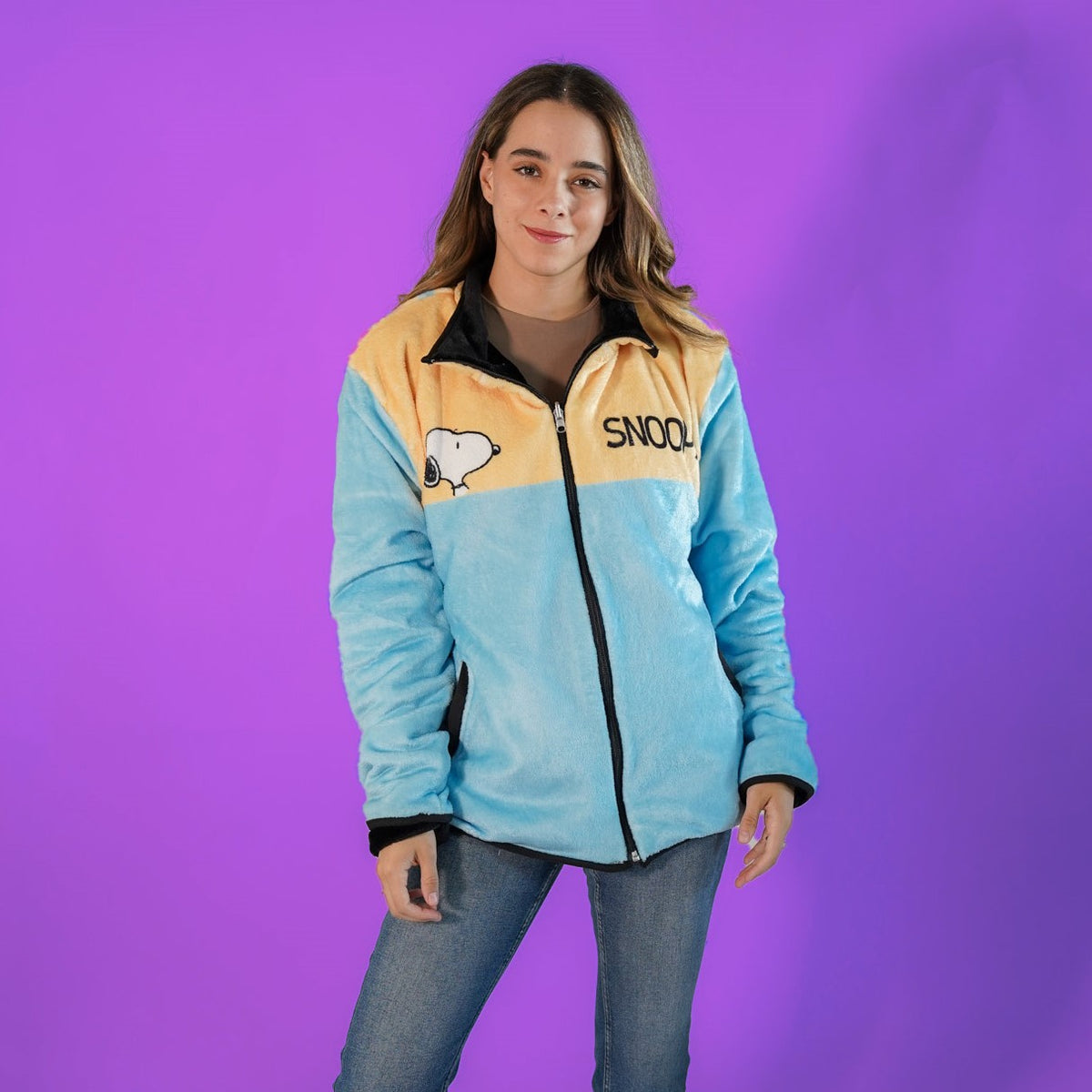 Puff Jacket Snoopy Blue