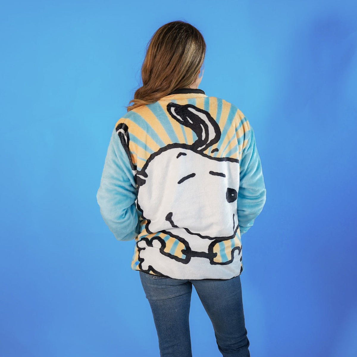 Puff Jacket Snoopy Blue