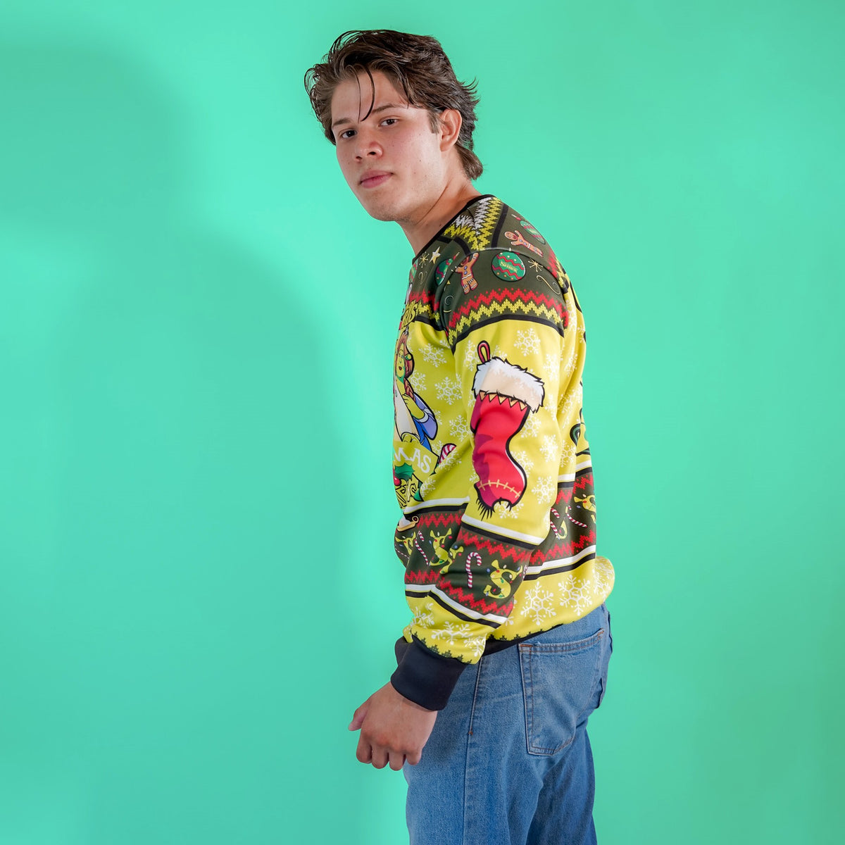 Sudadera Navideña Shrek Ghristmas