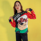 Sudadera Navideña Looney Tunes Taz
