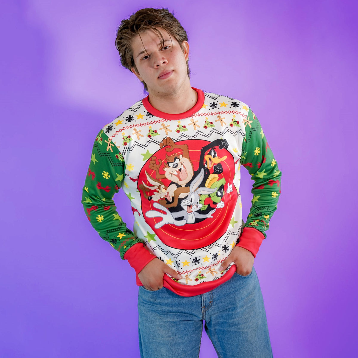 Sudadera Navideña Looney Tunes Oficial