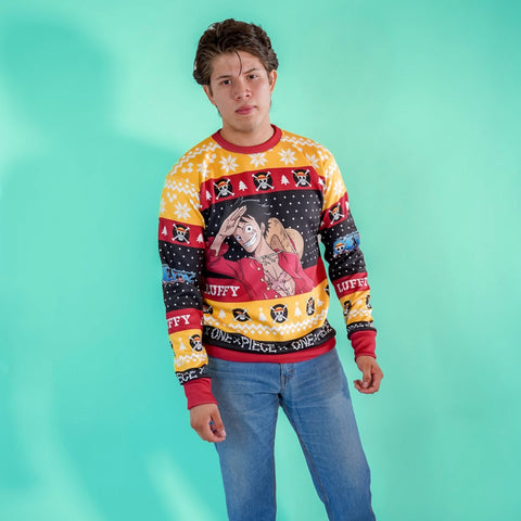 Sudadera Navideña Monkey D Luffy