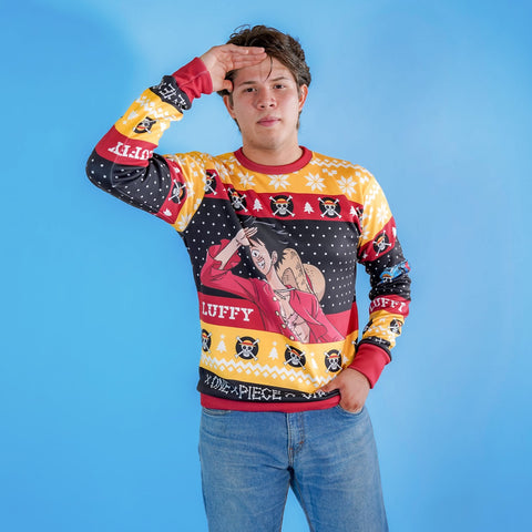Sudadera Navideña Monkey D Luffy