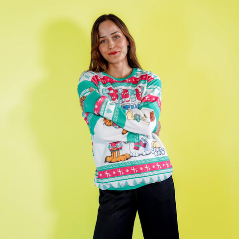 Sudadera Navideña Garfield Sweater Weather