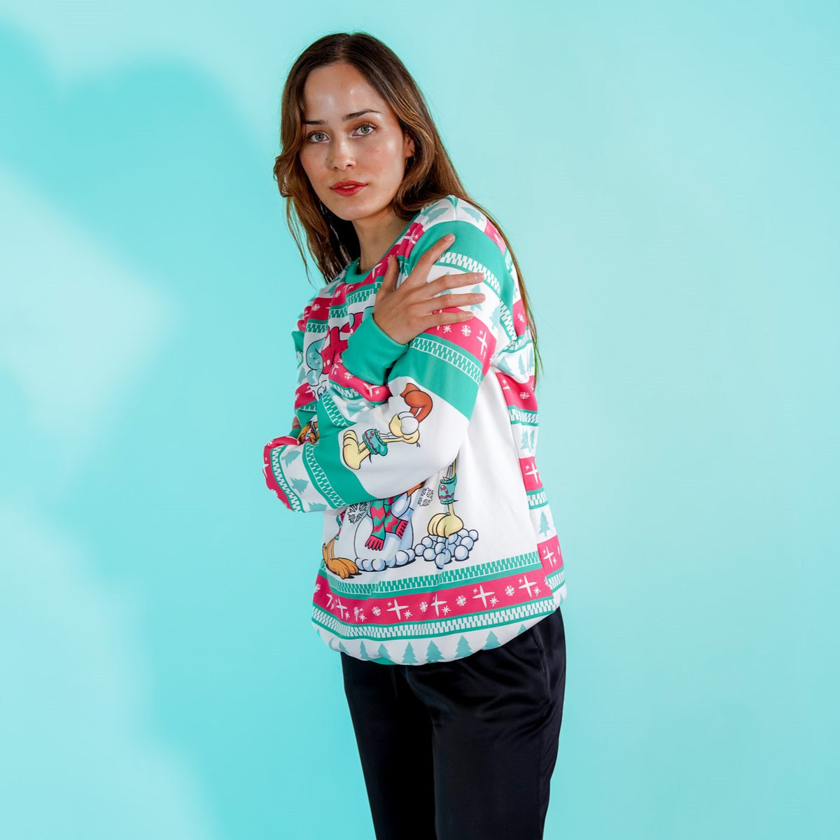 Sudadera Navideña Garfield Sweater Weather