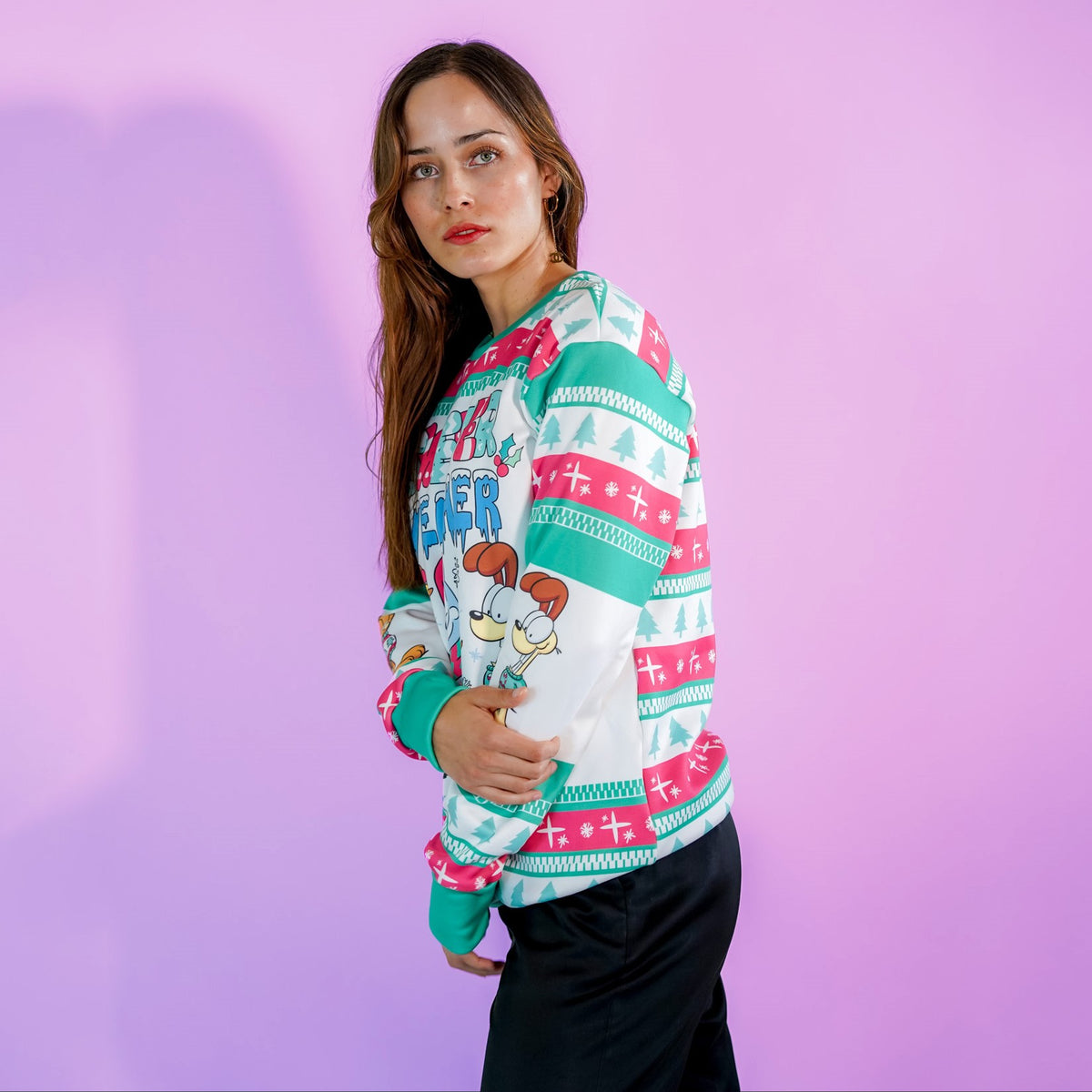 Sudadera Navideña Garfield Sweater Weather