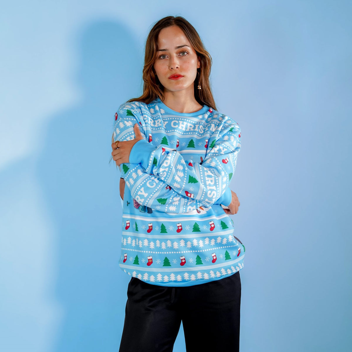 Sudadera Navideña Escandalosos Nieve