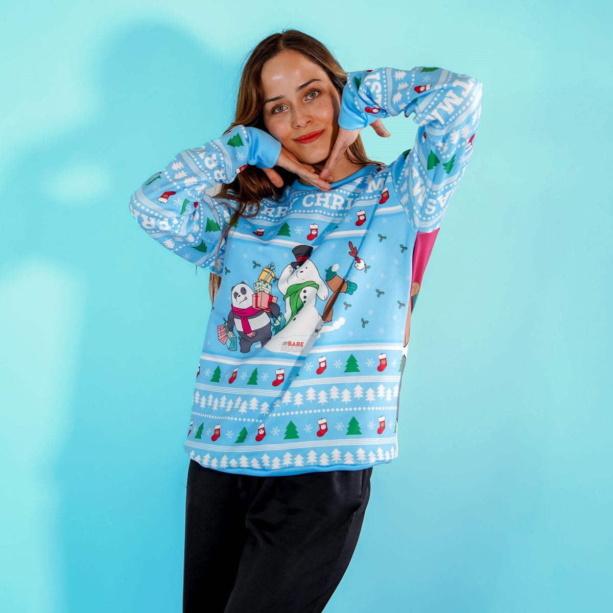 Sudadera Navideña Escandalosos Nieve