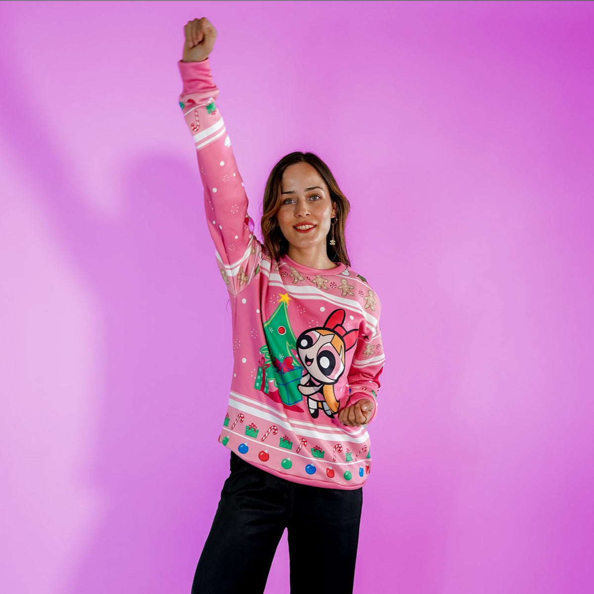 Sudadera Navideña Chicas Superpoderosas Bombon Oficial