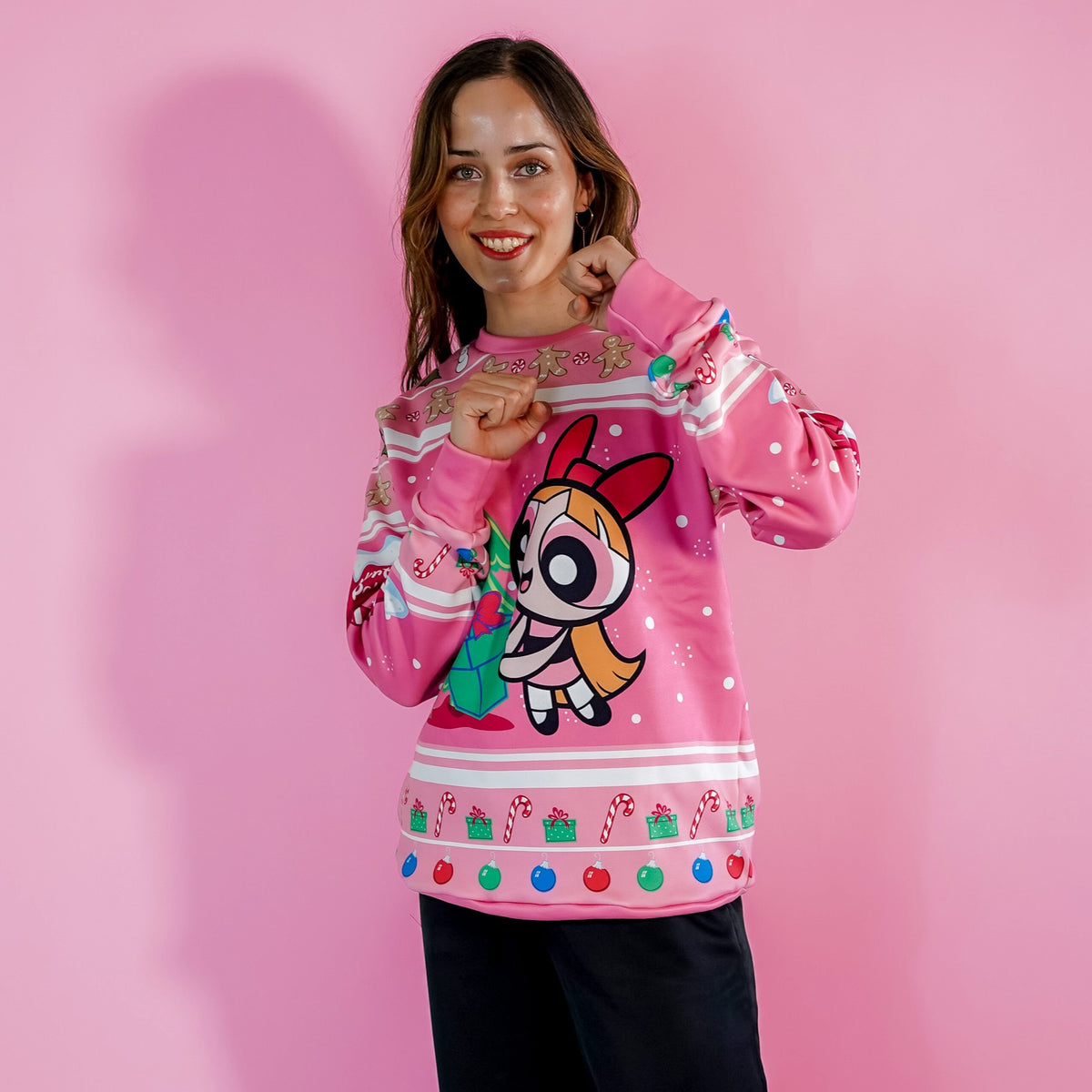 Sudadera Navideña Chicas Superpoderosas Bombon Oficial