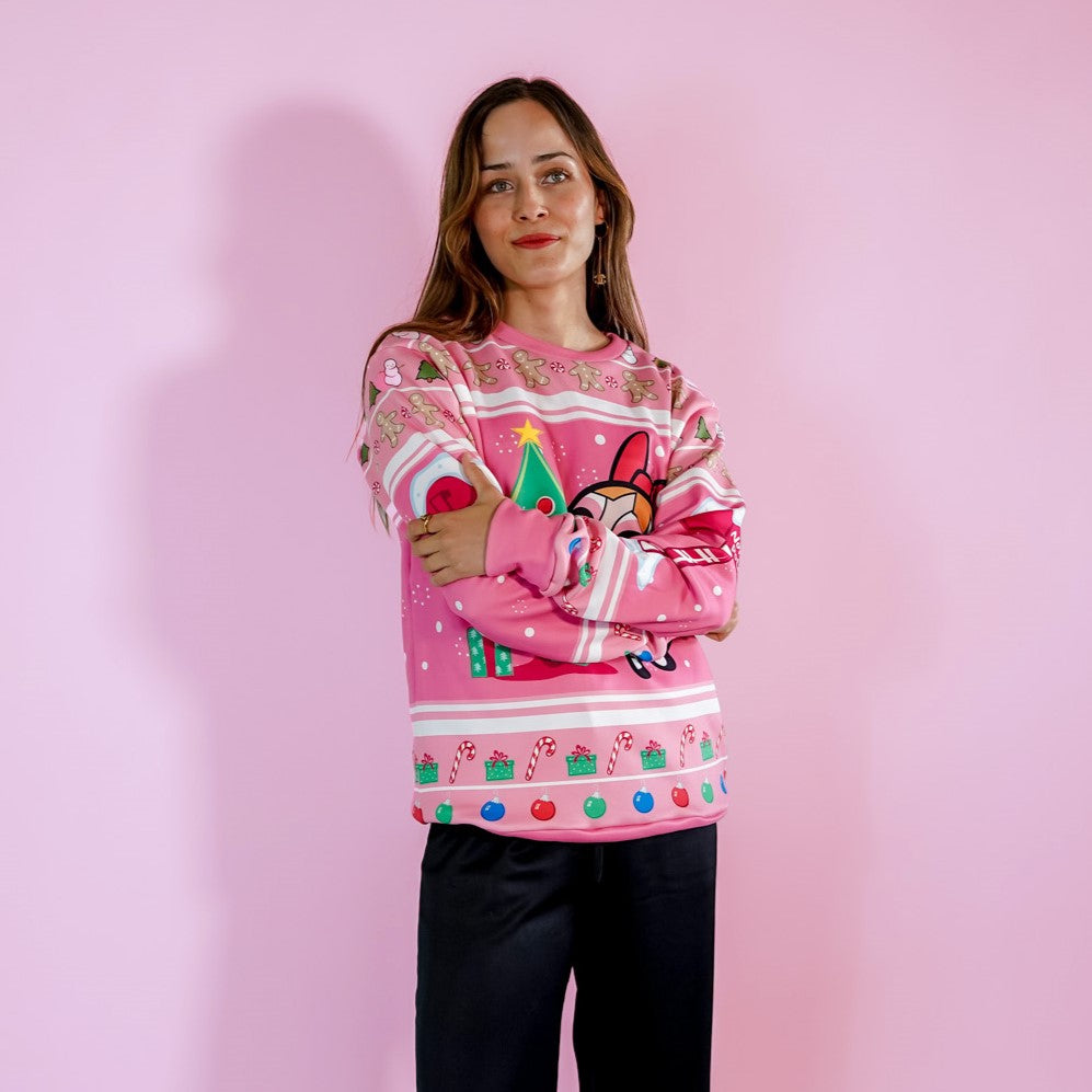 Sudadera Navideña Chicas Superpoderosas Bombon Oficial